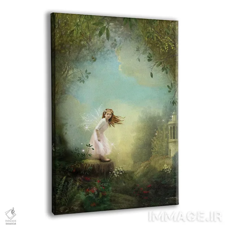 تابلو روزی روزگاری اثر شارلوت بیرد - نمای پرسپکتیو محصول