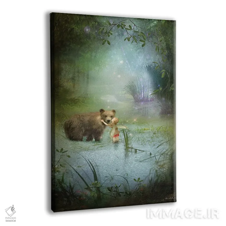 تابلو بوسههای خاک ستارهای اثر شارلوت بیرد - نمای پرسپکتیو محصول