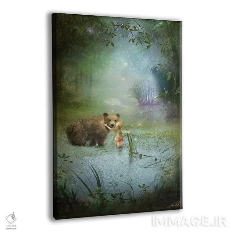 تابلو بوسههای خاک ستارهای اثر شارلوت بیرد - نمای پرسپکتیو محصول