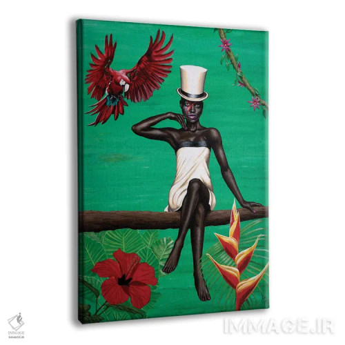 تابلو شورشی روح اثر کریستین بییر - نمای پرسپکتیو محصول