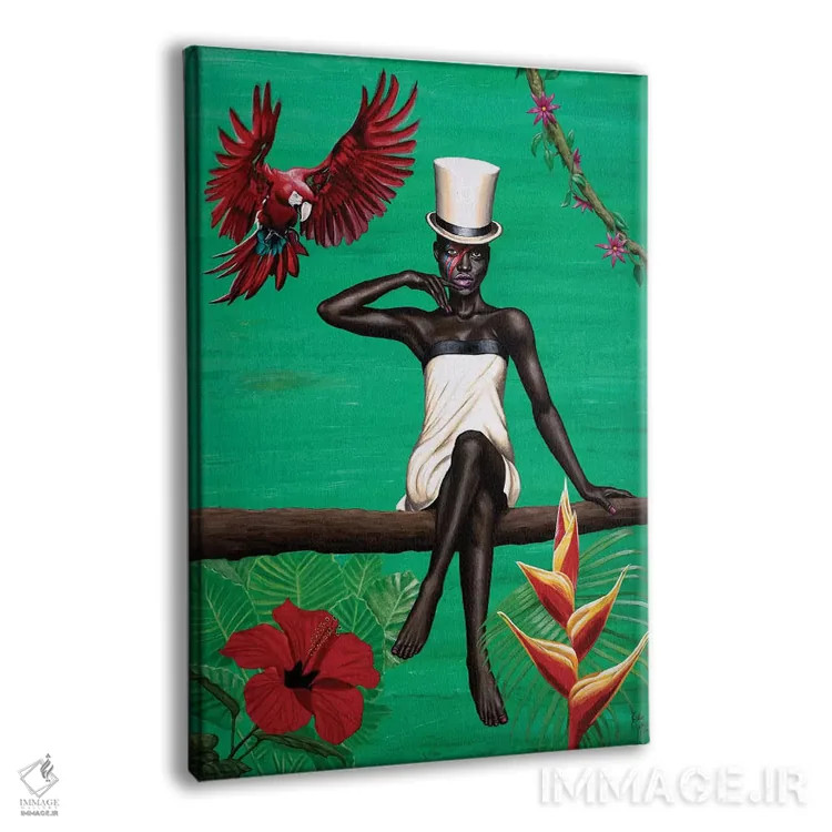 تابلو شورشی روح اثر کریستین بییر - نمای پرسپکتیو محصول