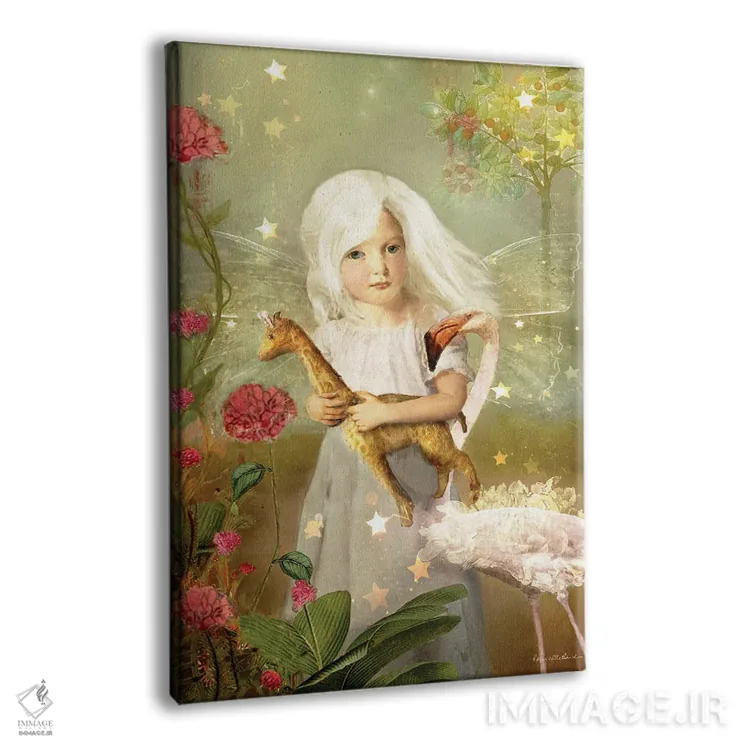 تابلو باغ جادویی اثر شارلوت بیرد - نمای پرسپکتیو محصول