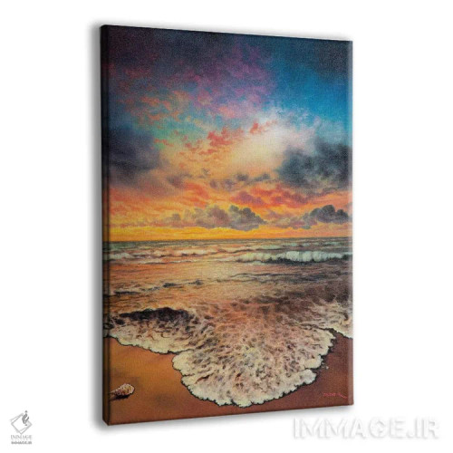 تابلو موج پشت موج اثر کالر بای فلیکز (نام هنرمند) - نمای پرسپکتیو محصول