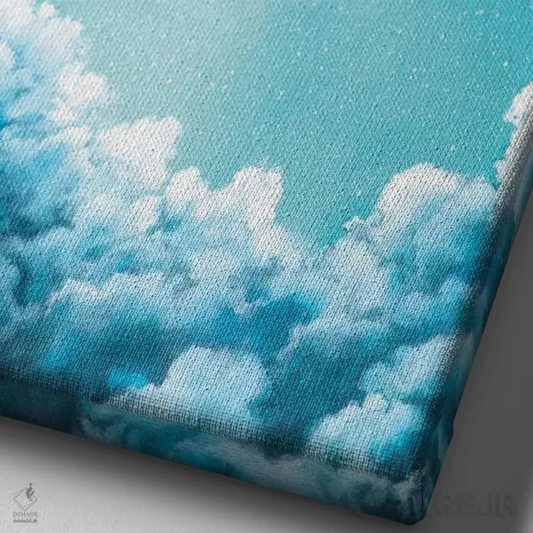 تابلو تخم مرغ اثر کالر بای فلیکز (نام هنرمند) - نمای نزدیک بافت بوم