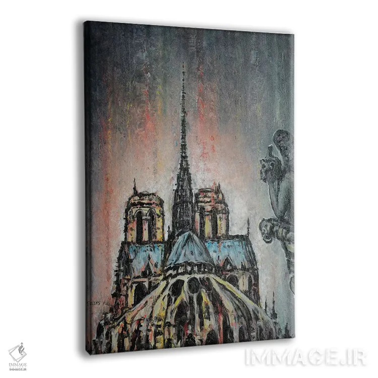 تابلو تک و یکتا اثر کالر بای فلیکز (نام هنرمند) - نمای پرسپکتیو محصول