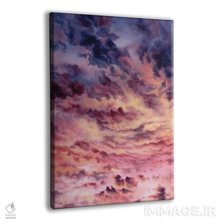 تابلو روز مهآلود اثر کالر بای فلیکز (نام هنرمند) - نمای پرسپکتیو محصول