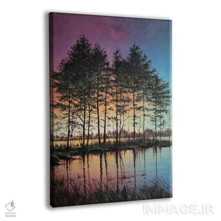 تابلو آرامش مطلق اثر کالر بای فلیکز (نام هنرمند) - نمای پرسپکتیو محصول