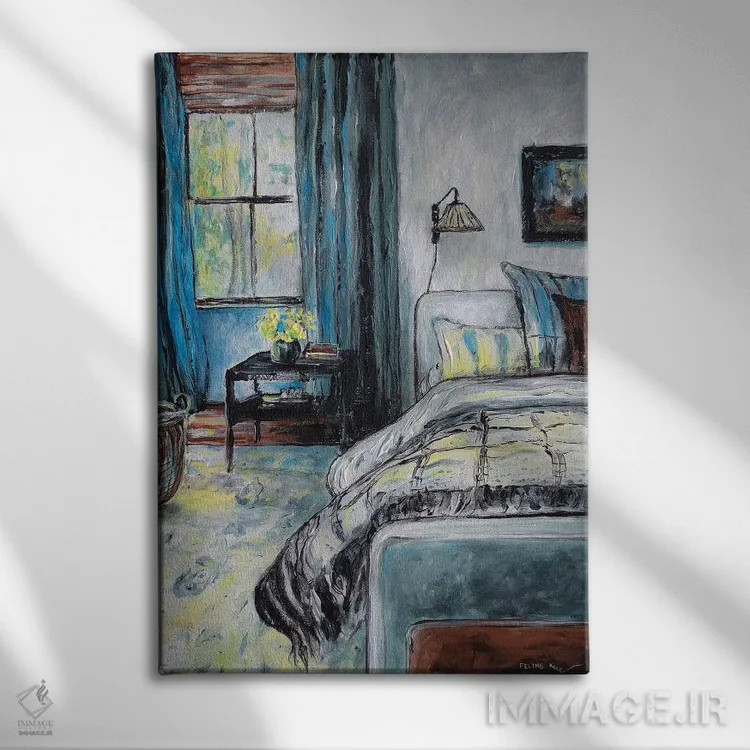 تابلو نیمهبیدار اثر کالر بای فلیکز (نام هنرمند) - نمای روبهرو روی دیوار