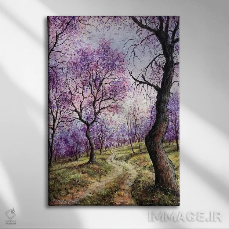 تابلو بیرون از شهر اثر کالر بای فلیکز (نام هنرمند) - نمای روبهرو روی دیوار