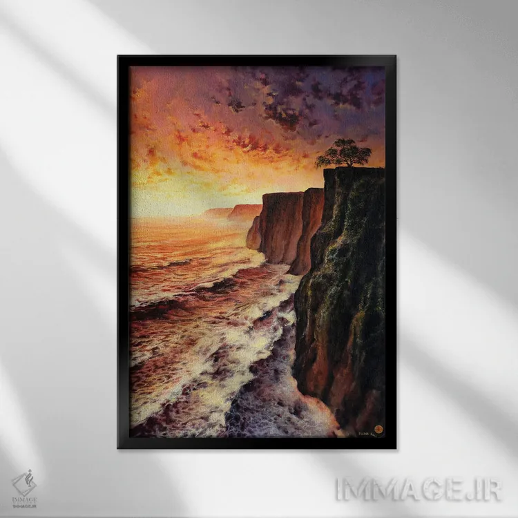 تابلو نو از کهنه اثر کالر بای فلیکز (نام هنرمند) - نمای قابدار مشکی