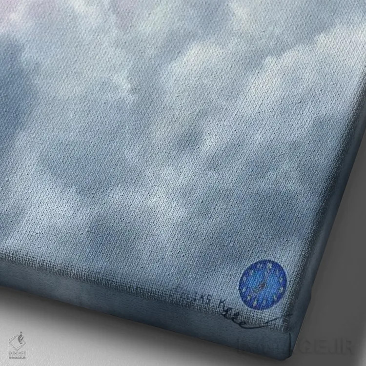 تابلو آدم خوبه اثر کالر بای فلیکز (نام هنرمند) - نمای نزدیک بافت بوم