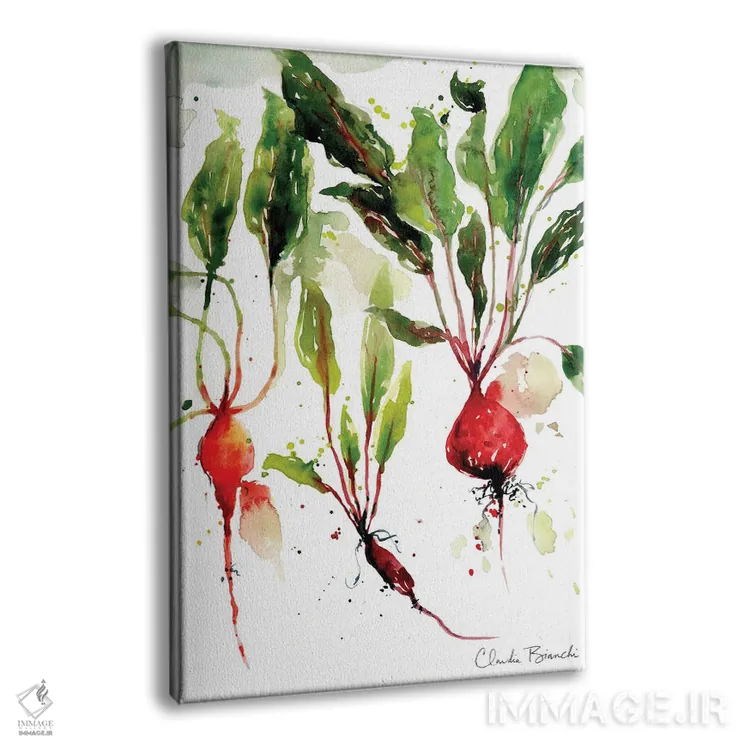 تابلو چغندر باغی اثر کلودیا بیانکی - نمای پرسپکتیو محصول