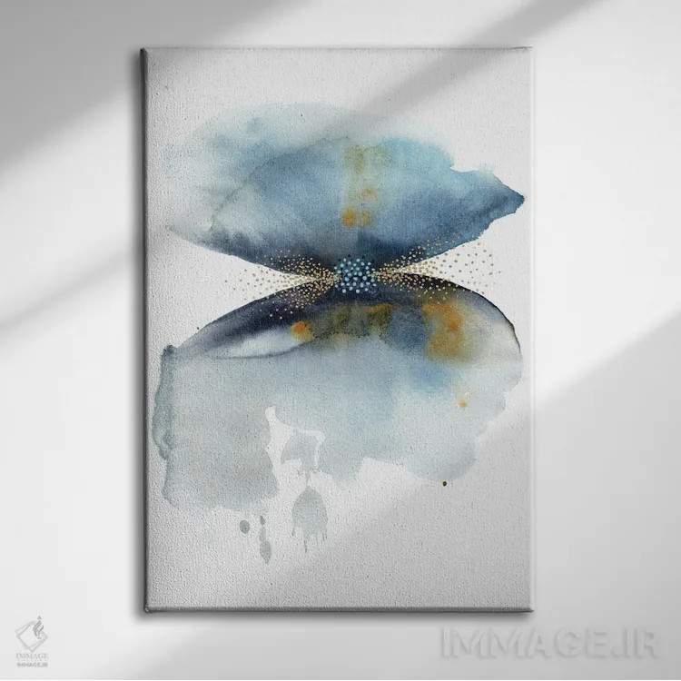 تابلو نیروهای برخوردکننده اثر کلودیا بیانکی - نمای روبهرو روی دیوار