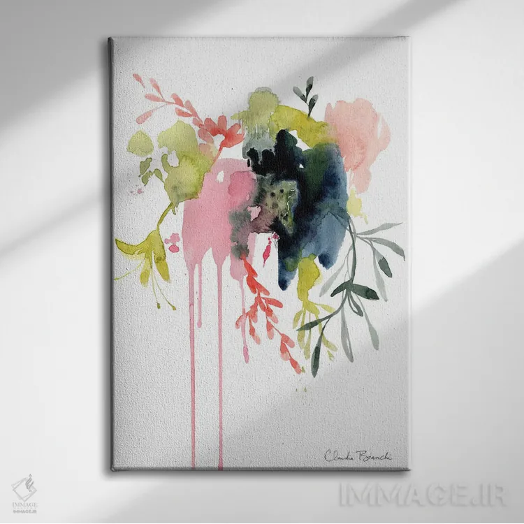 تابلو بازگشت به طبیعت اثر کلودیا بیانکی - نمای روبهرو روی دیوار