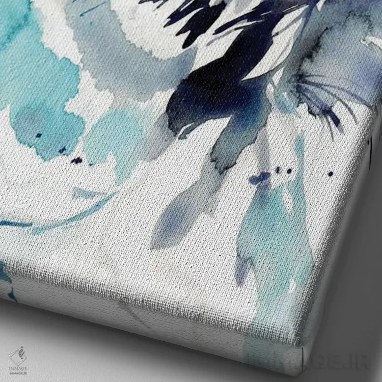 تابلو بال اثر کلودیا بیانکی - نمای نزدیک بافت بوم