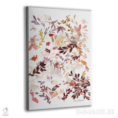 تابلو پراکندهٔ برگها ۱ اثر کلودیا بیانکی - نمای پرسپکتیو محصول