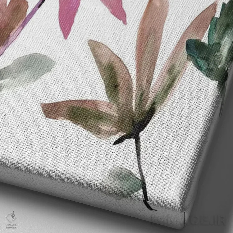 تابلو افراهای چندگانه ۳ اثر کلودیا بیانکی - نمای نزدیک بافت بوم