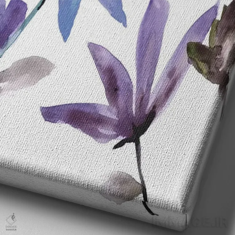 تابلو افراهای چندگانه ۱ اثر کلودیا بیانکی - نمای نزدیک بافت بوم