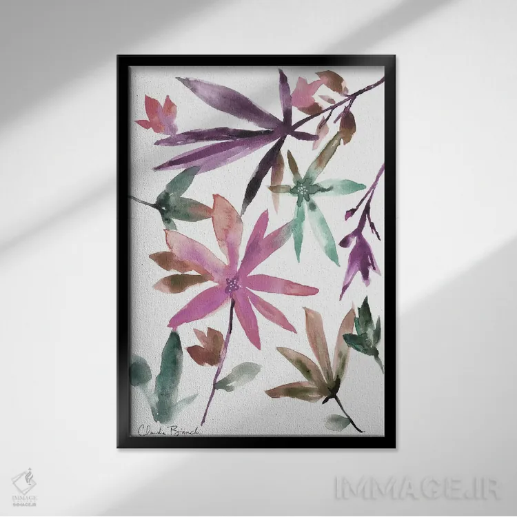 تابلو افراهای چندگانه ۳ اثر کلودیا بیانکی - نمای قابدار مشکی