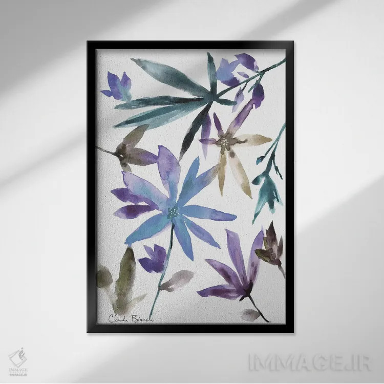 تابلو افراهای چندگانه ۱ اثر کلودیا بیانکی - نمای قابدار مشکی