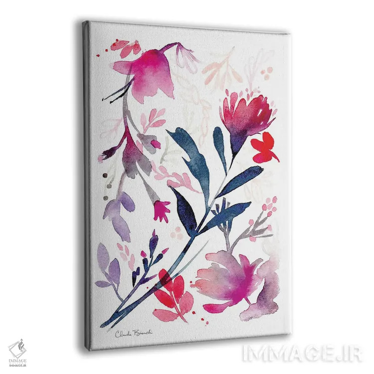 تابلو گلهای ظریف اثر کلودیا بیانکی - نمای پرسپکتیو محصول