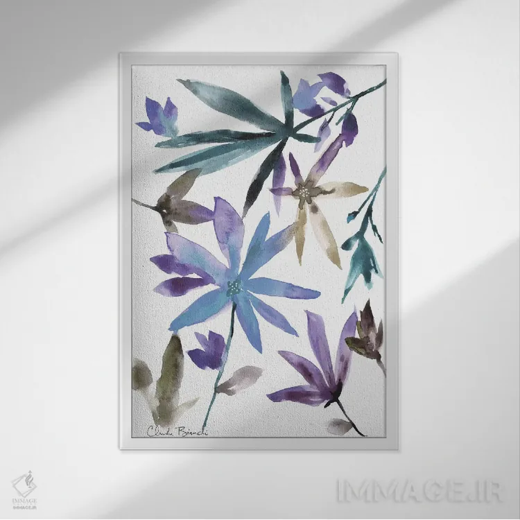 تابلو افراهای چندگانه ۱ اثر کلودیا بیانکی - نمای قابدار سفید