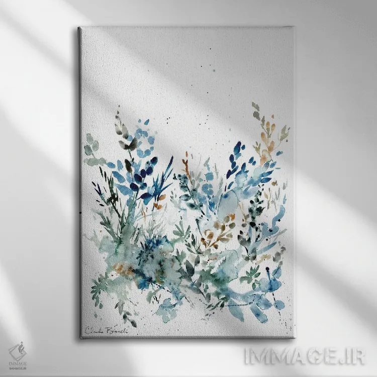 تابلو سایهها اثر کلودیا بیانکی - نمای روبهرو روی دیوار