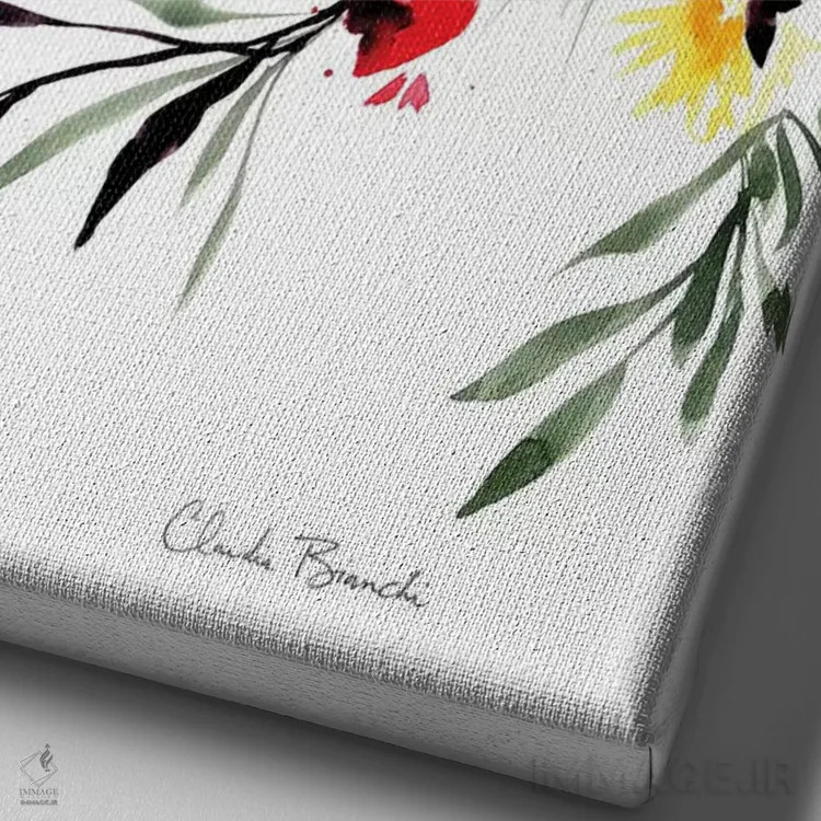 تابلو اسپرایت (جان کوچک افسانهای) اثر کلودیا بیانکی - نمای نزدیک بافت بوم