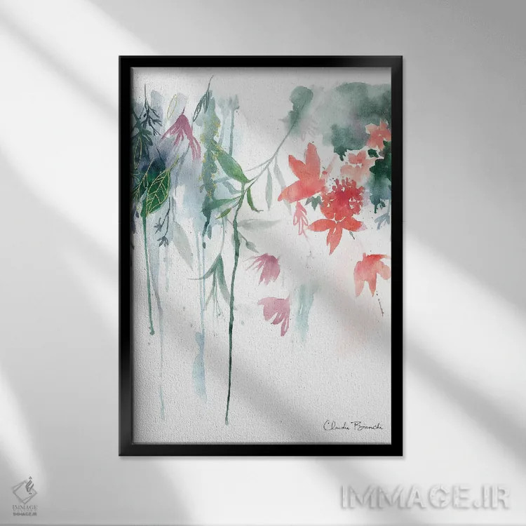 تابلو بخار جنوبی اثر کلودیا بیانکی - نمای قابدار مشکی