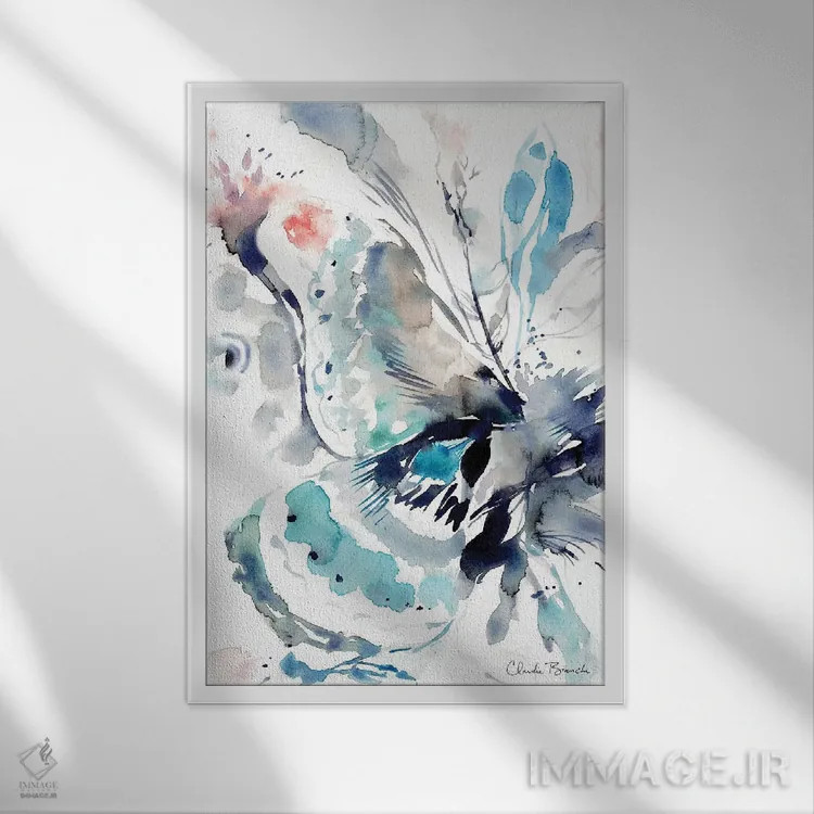 تابلو بال ۲ اثر کلودیا بیانکی - نمای قابدار سفید