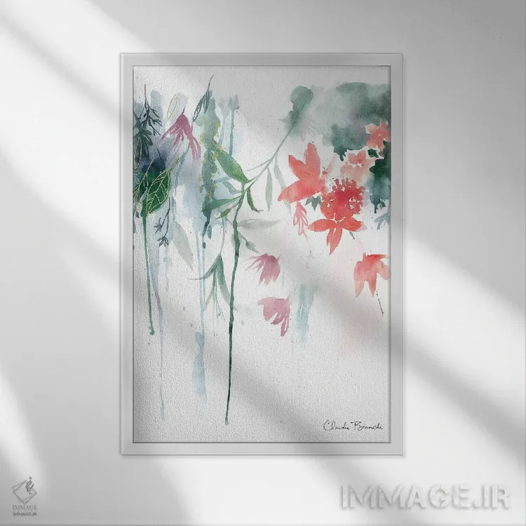 تابلو بخار جنوبی اثر کلودیا بیانکی - نمای قابدار سفید