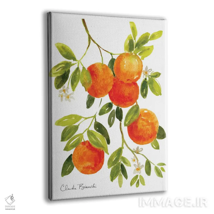 تابلو پرتقالها اثر کلودیا بیانکی - نمای پرسپکتیو محصول