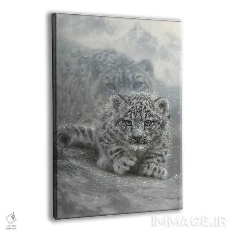 تابلو اولین قدمها اثر کالین بوگل - نمای پرسپکتیو محصول