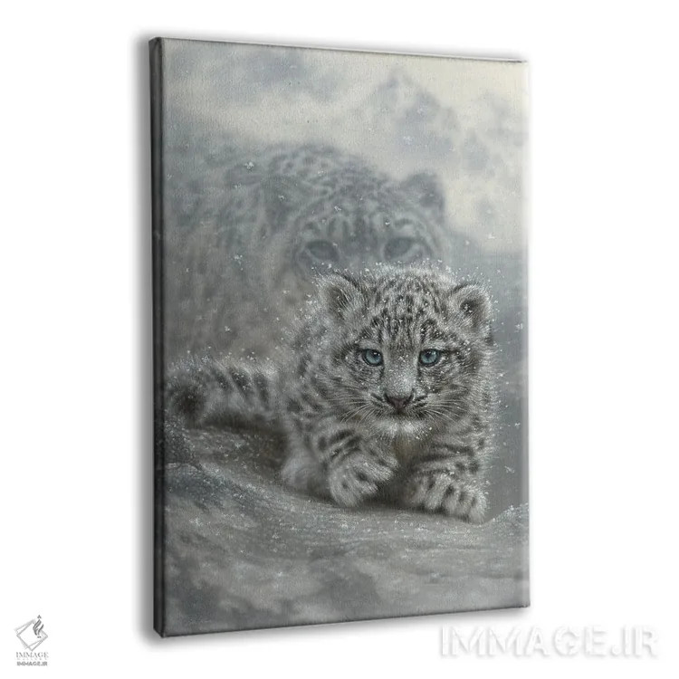 تابلو اولین قدمها اثر کالین بوگل - نمای پرسپکتیو محصول