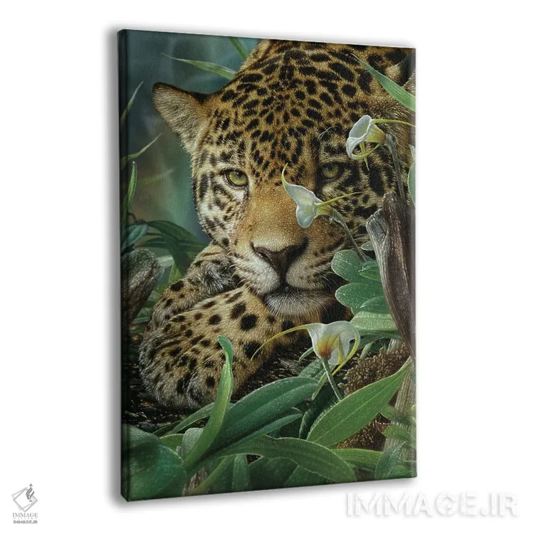 تابلو پناهگاه جگوار (عمودی) اثر کالین بوگل - نمای پرسپکتیو محصول