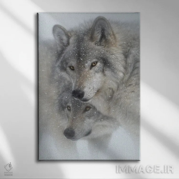 تابلو وفاداری وحشیانه اثر کالین بوگل - نمای روبهرو روی دیوار