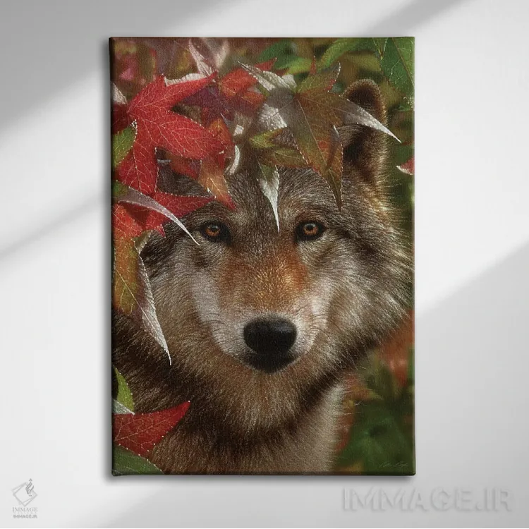 تابلو روبرو شدن پاییزی اثر کالین بوگل - نمای روبهرو روی دیوار