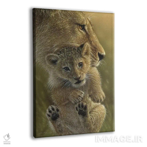 تابلو غرور مادرانه اثر کالین بوگل - نمای پرسپکتیو محصول