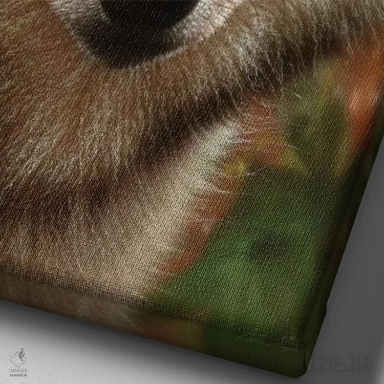 تابلو روبرو شدن پاییزی اثر کالین بوگل - نمای نزدیک بافت بوم