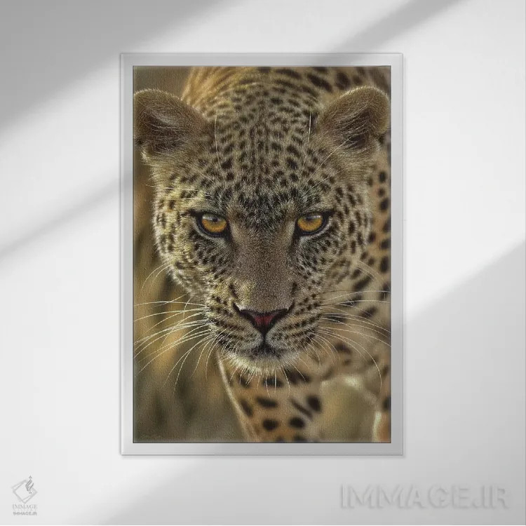 تابلو در تعقیب شکار اثر کالین بوگل - نمای قابدار سفید