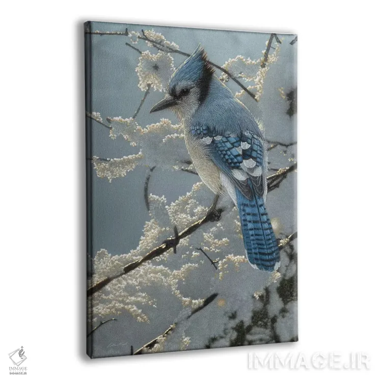 تابلو جای آبی روی حصار اثر کالین بوگل - نمای پرسپکتیو محصول