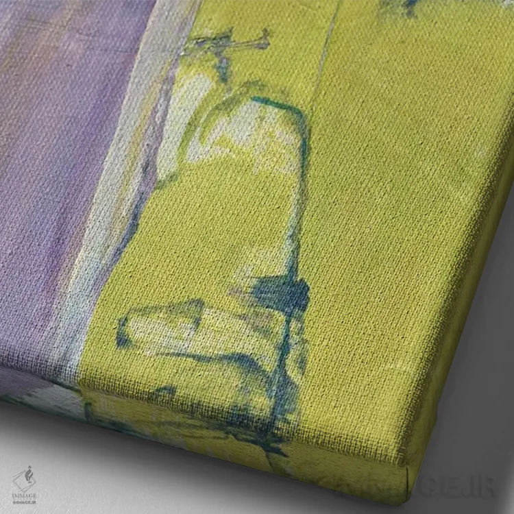 تابلو رویاهای افسونشده چهارم اثر جویس کومبز - نمای نزدیک بافت بوم