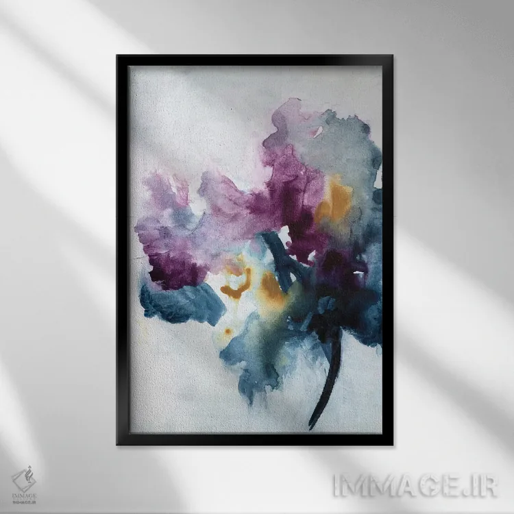 تابلو دستهگل دوم اثر جویس کومبز - نمای قابدار مشکی