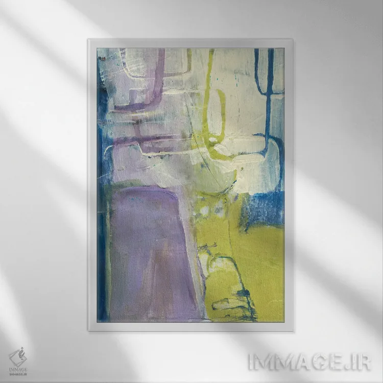 تابلو رویاهای افسونشده چهارم اثر جویس کومبز - نمای قابدار سفید