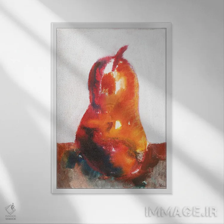 تابلو خوشبین دوم اثر جویس کومبز - نمای قابدار سفید