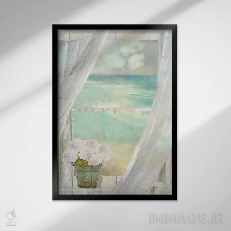 تابلو تابستان من II اثر ساشا - نمای قابدار مشکی