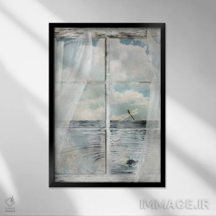 تابلو تابستان من III اثر ساشا - نمای قابدار مشکی