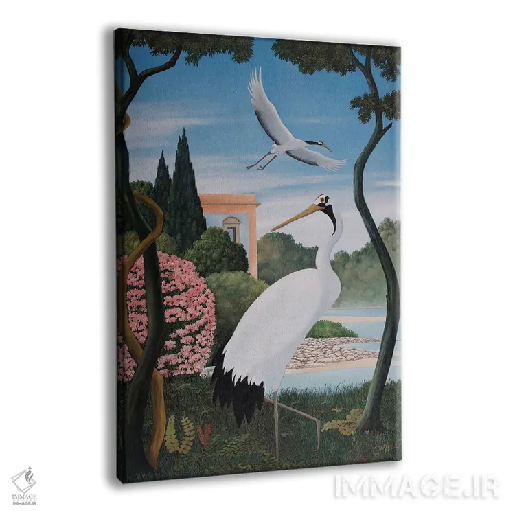 تابلو درناها II اثر چکو مارینیلو - نمای پرسپکتیو محصول