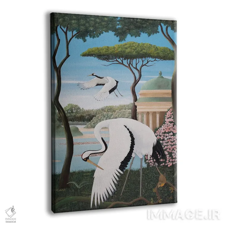 تابلو درناها I اثر چکو مارینیلو - نمای پرسپکتیو محصول