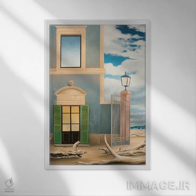 تابلو راهرو اثر چکو مارینیلو - نمای قابدار سفید